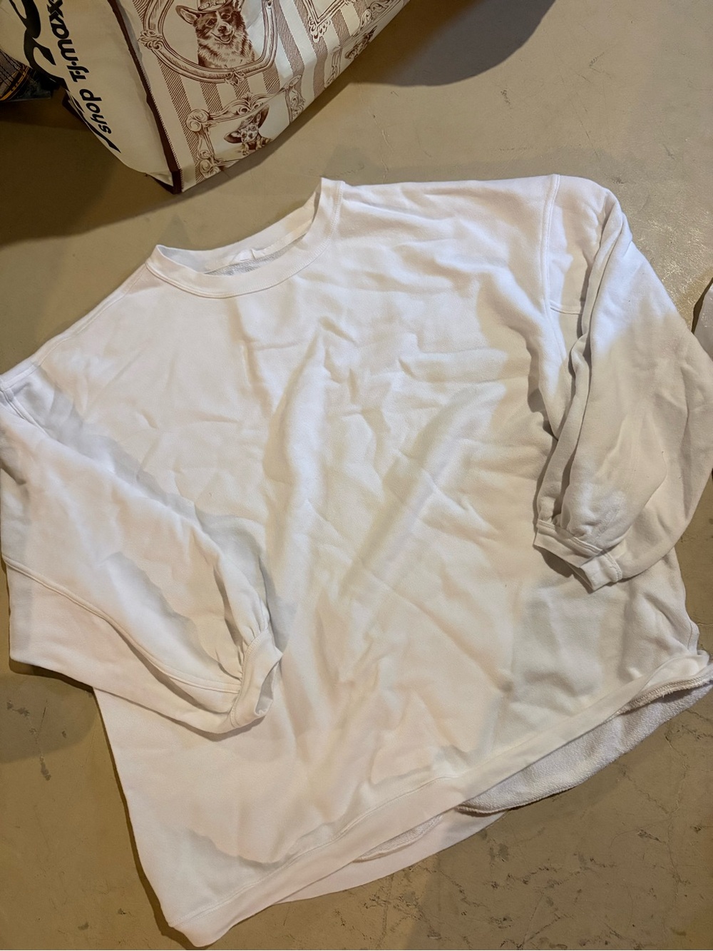 Aerie Women’s White Crewneck Sweatshirt